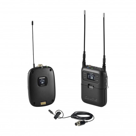 SLXD15/DL4B-G59 - Cyfrowy nakamerowy system bezprzewodowy z nadajnikiem bodypack i mikrofonem DL4BSHURE